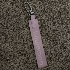 Lululemon Athletica Blush Pink Never Lost Key Chain